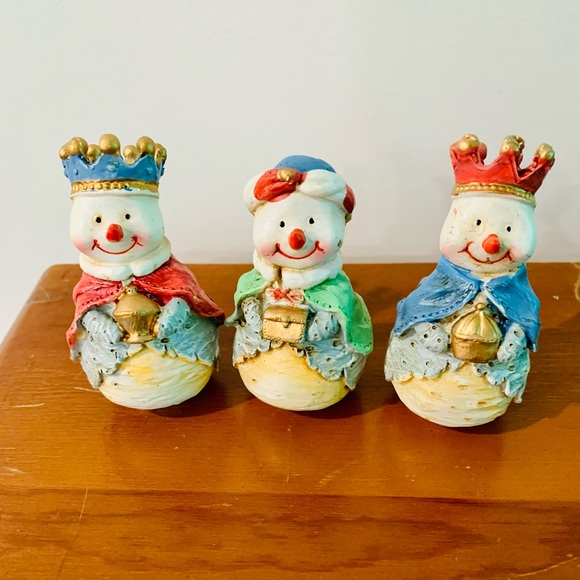 Snowman Nativity Set of 7 - Picture 5 of 10